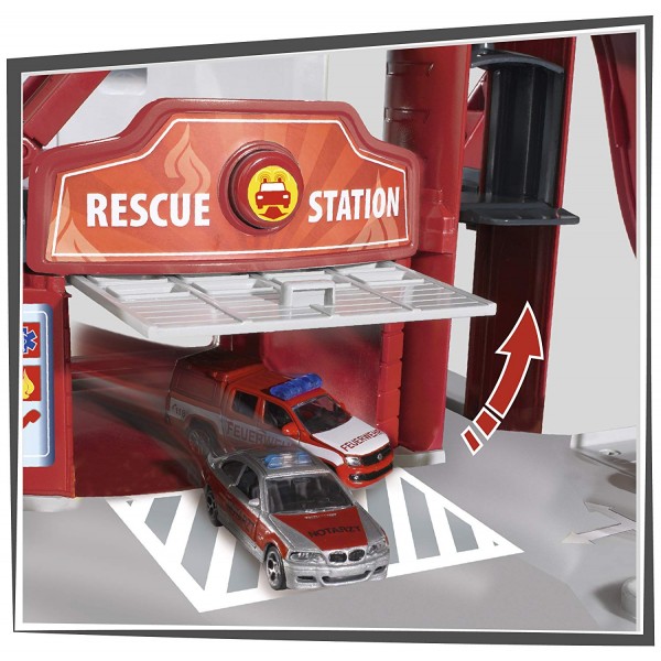 Pista Majorette by Simba Mega Rescue Station 5 Veicoli
