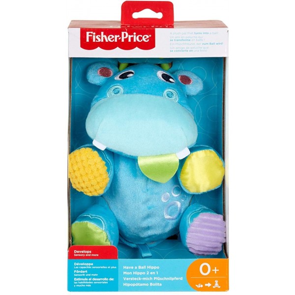 Peluche Fisher-Price Hippo 2 in 1