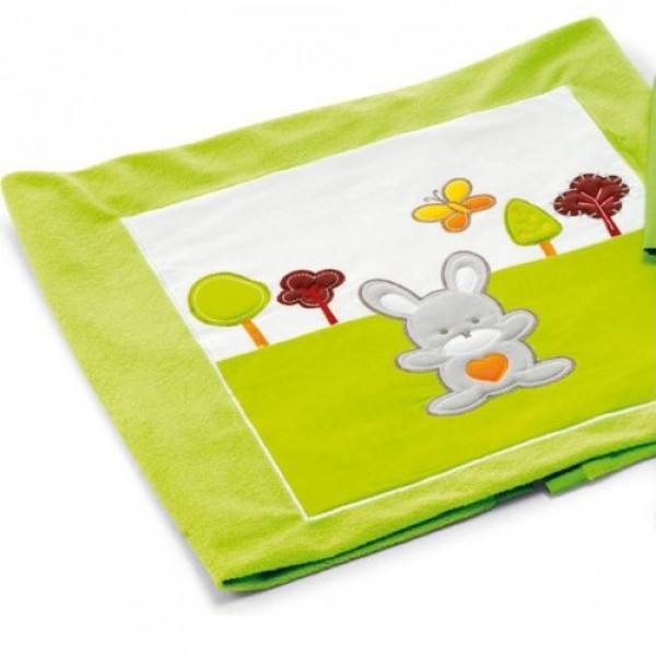 Coperta In Pile Per Letto Smart Pali Bosco Verde