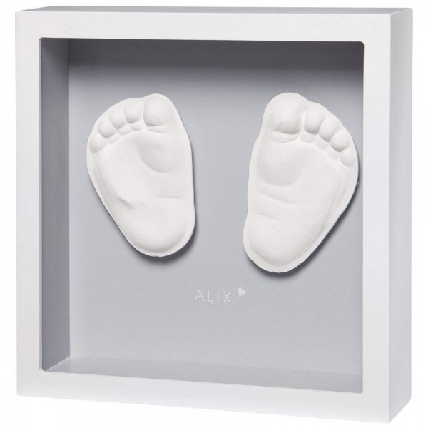 Kit Impronta per Piedini Baby Art My Little Steps Hello Color Grey