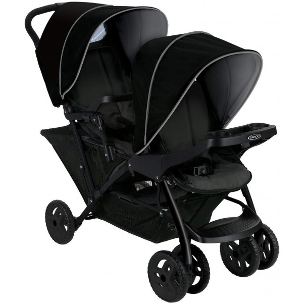 Passeggino Gemellare Graco Stadium Black Grey