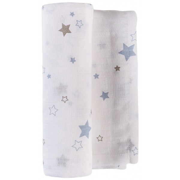 Copertina Multiuso Picci Baby Swaddle Stella Converse Bianco Azzurro