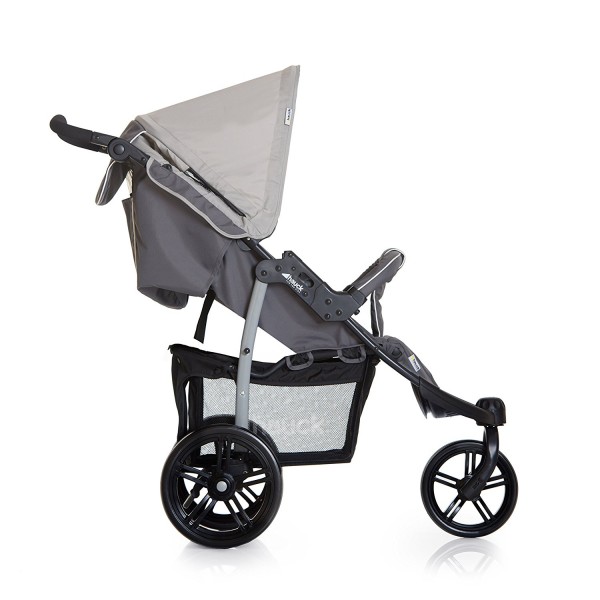 Hauck Trio Set Passeggino A Tre Ruote Con Carrozzina E Ovetto Gruppo 0+ Viper Grigio