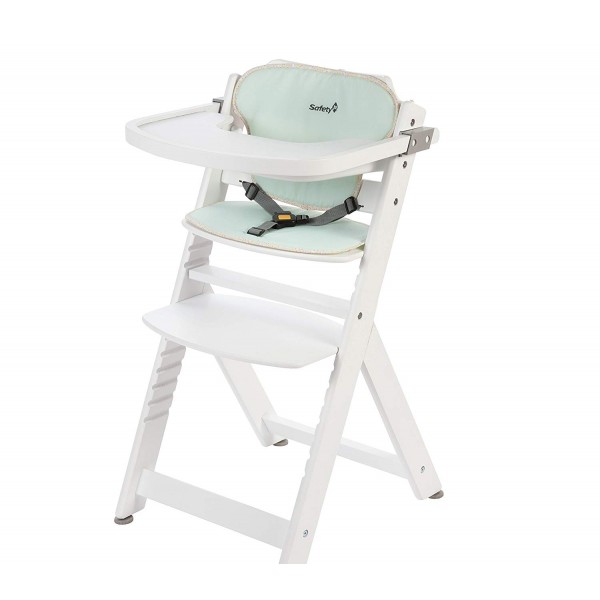 Seggiolone Pappa Evolutivo Safety 1st Timba Bianco con Cuscino