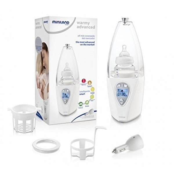 ScaldaBiberon e Sterilizzatore Digitale per casa e auto Warmy Advanced Miniland