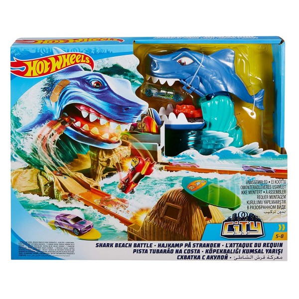 Pista Hot Wheels Mega Playset SOS Squalo 