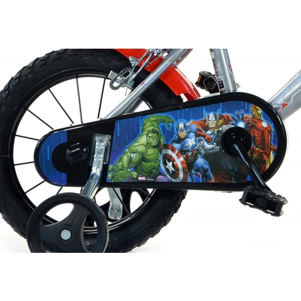 Bicicletta Dino Bikes Marvel Avengers 14 Pollici