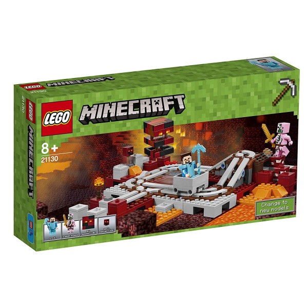 Costruzioni Lego Minecraft la Ferrovia del Nether