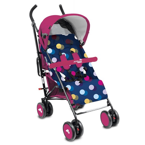 Passeggino Joyello Musino Pois Colorati Fucsia