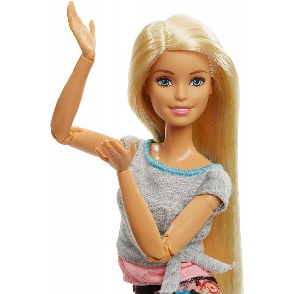 Bambola Barbie Snodata Capelli Biondi