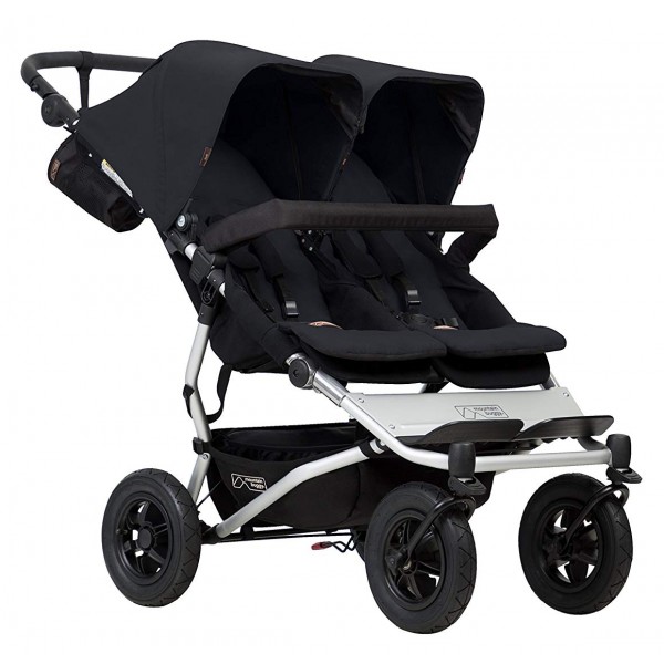  Passeggino Gemellare Mountain Buggy Black