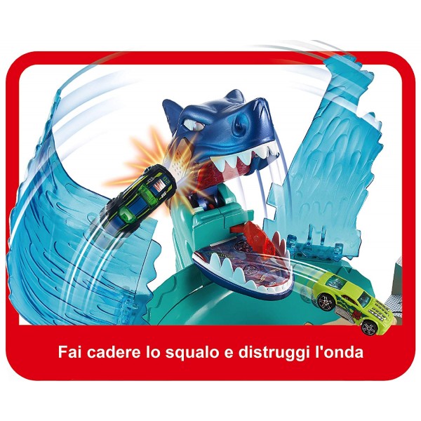 Pista Hot Wheels Mega Playset SOS Squalo 