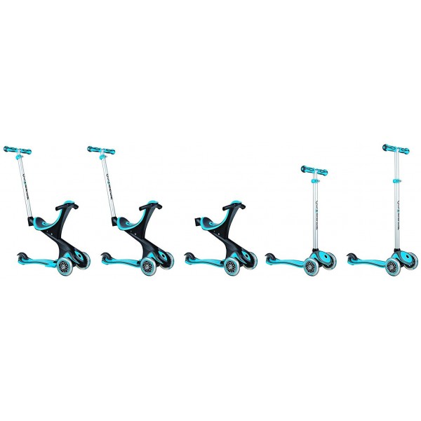 Monopattino Globber Evo Comfort 5 in 1 Azzurro