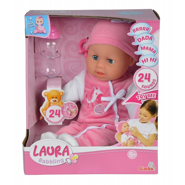 Bambola Parlante Simba Baby Laura 