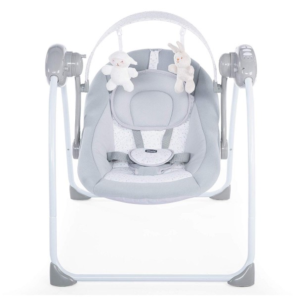 Altalena Elettronica Chicco Swing Relax & Play Cool Grey