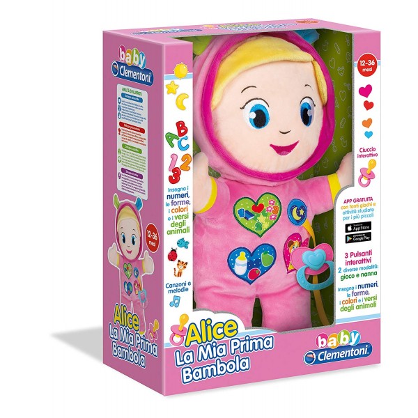 Peluche Baby Clementoni Alice La Mia Prima Bambola