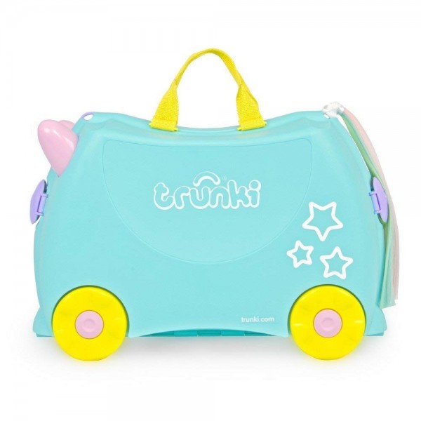 Valigia Cavalcabile Trunki Una Unicorno Verdino