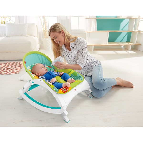 Sdraietta Dondolo Fisher Price Cuccioli della Natura 