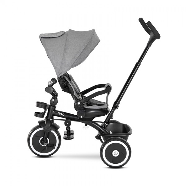 Triciclo con Rotazione 360° Lorelli Tino Grigio