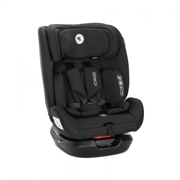 Lorelli Seggiolino Auto VOYAGER i-Size Nero 40-150 cm con Cuscino da Viaggio