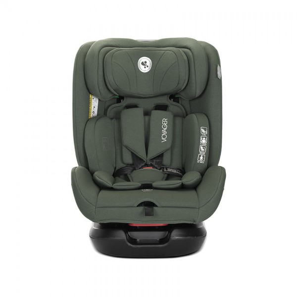 Lorelli Seggiolino Auto VOYAGER i-Size Verde 40-150 cm con Cuscino da Viaggio