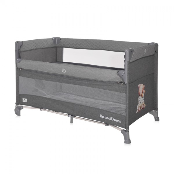 Lettino da Viaggio Co-Sleeping Lorelli UP and DOWN Cool Grey
