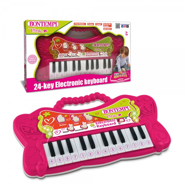 Tastiera Elettronica Bontempi 24 Tasti Rosa