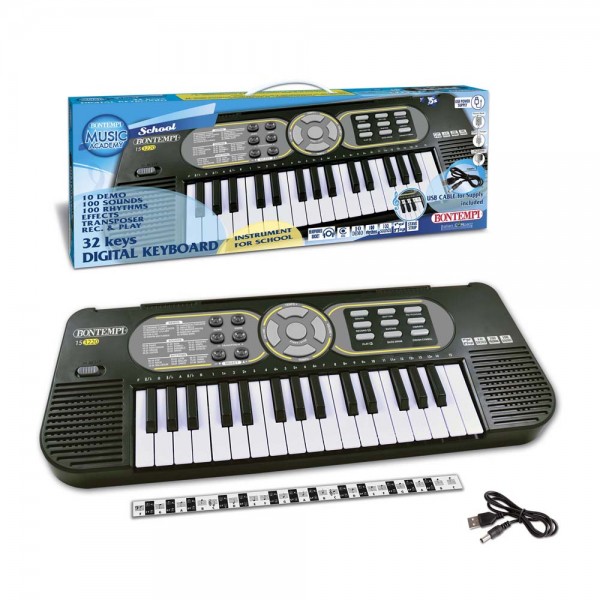 Tastiera Elettronica Bontempi 32 Tasti con Porta Usb