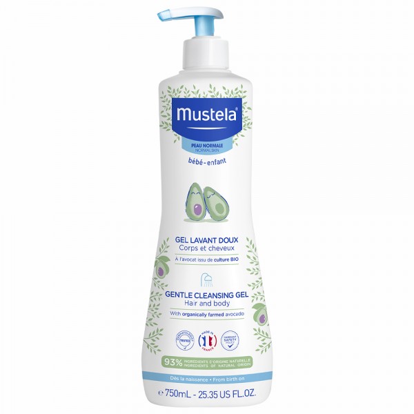 Detergente Delicato Corpo e Capelli Mustela 750ml
