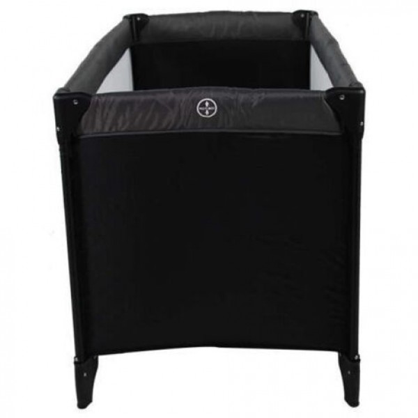 NANIA Lettino da viaggio SODA - Dalla nascita fino a 15 kg + Borsa per il trasporto - Black/grey