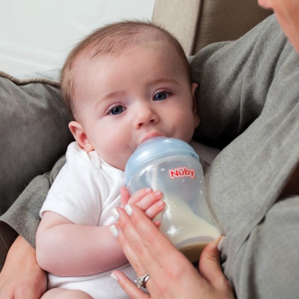  Biberon Anti-reflusso e Anti-colica Nuby Con Cannuccia 360&deg;