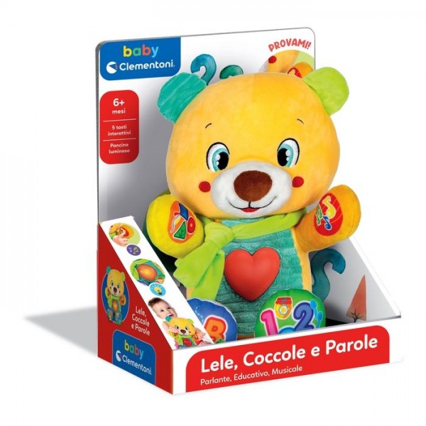 Peluche Clementoni Lele Coccole e Parole