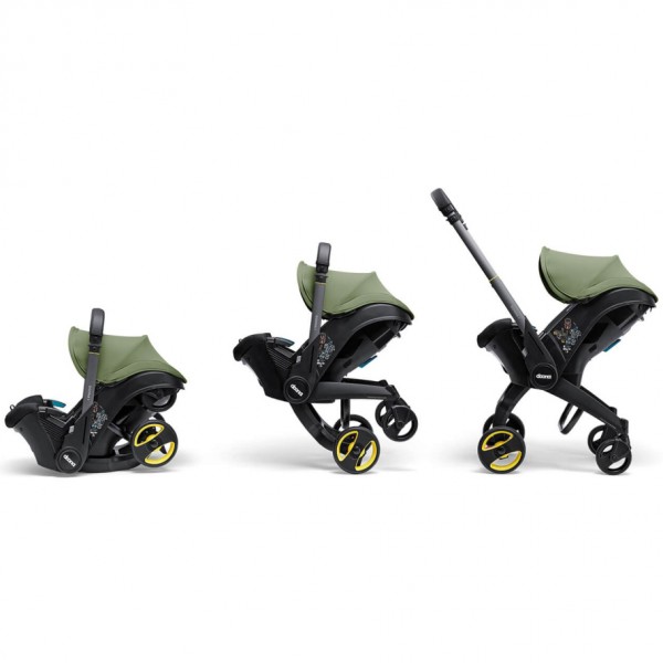 Seggiolino Auto Passeggino Doona I 2 In 1 i-Size Gruppo 0+ Desert Green