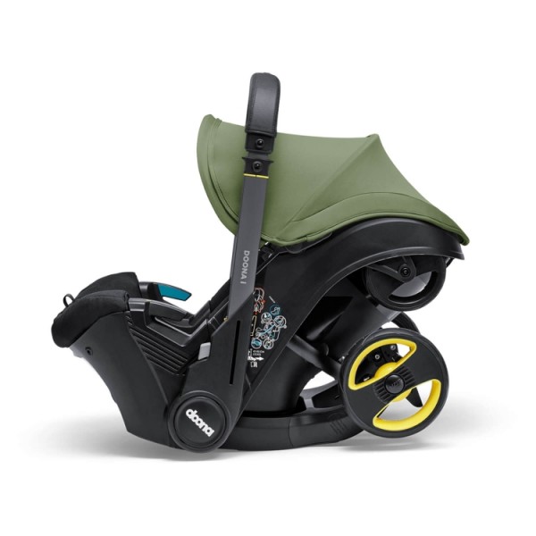 Seggiolino Auto Passeggino Doona I 2 In 1 i-Size R129 Gruppo 0+ Desert Green OUTLET