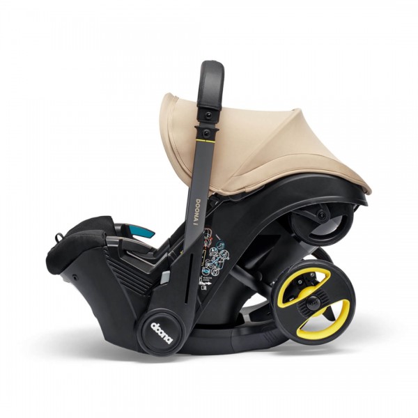 Seggiolino Auto Passeggino Doona I 2 In 1 i-Size Gruppo 0+ Sahara Sand