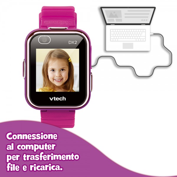 Smartwatch VTech Kidizoom DX2 Magenta
