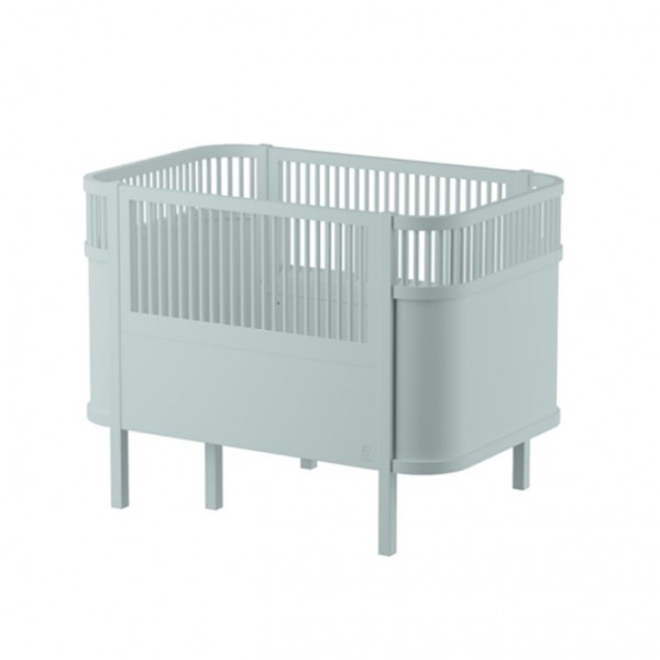 The Sebra Bed Baby & Jr. &ndash; culla trasformabile in letto junior Mist Green