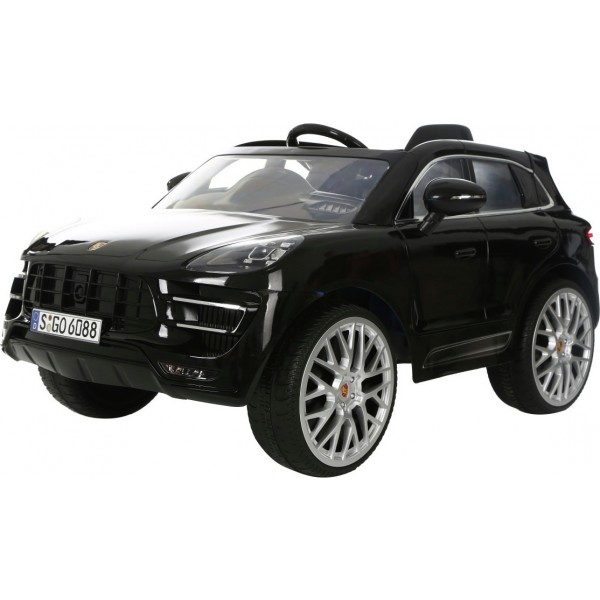 Auto Elettrica Rollplay Porsche Macan Turbo Suv 12v Radiocomandata Nero