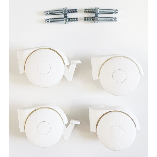 Set Ruote per Cassettiera Fasciatoio Nanan