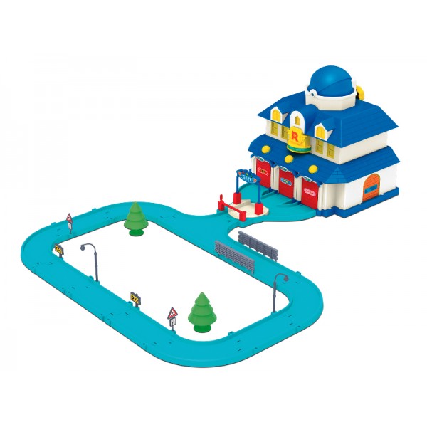 Pista Rocco Giocattoli Robocar Poli Quartier Generale