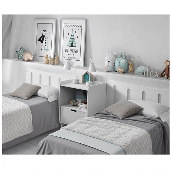 Lettino Trasformabile Micuna Harmony Galaxy Bianco Grigio