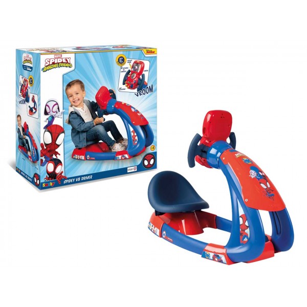 Simulatore di Guida Smoby Marvel Disney Spidey V8 Driver