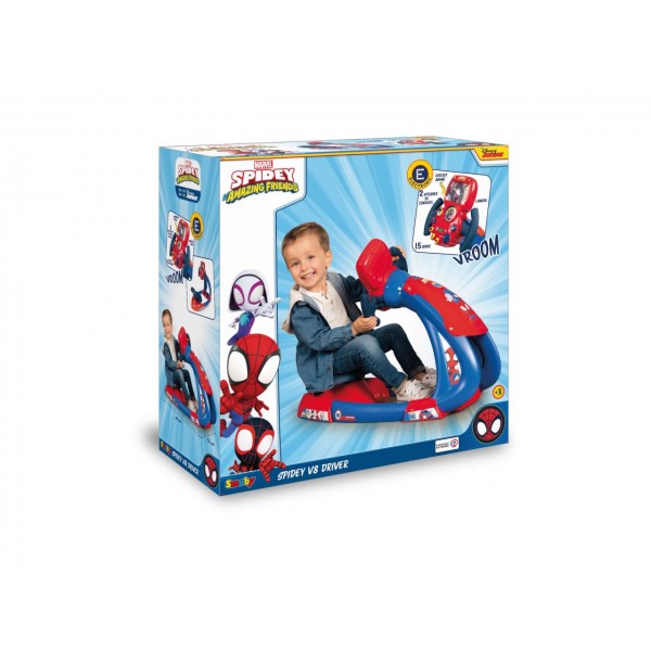 Simulatore di Guida Smoby Marvel Disney Spidey V8 Driver