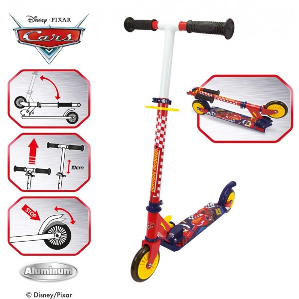 Monopattino Due Ruote Smoby Disney Cars