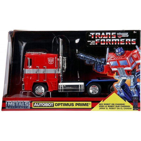 Jada Toys Transformers G1 Optimus Prime in scala 1:24 