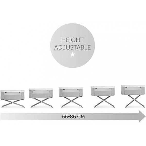 Culla Co-Sleeping Hauck Face To Me 2 Melange Grey