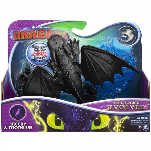 Drago Spin Master Dragon Trainer Hiccup e Toothless