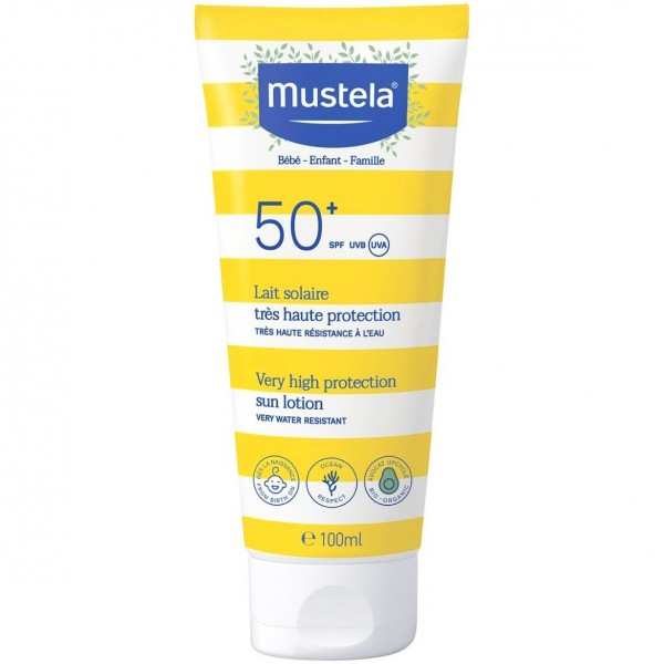 Kit Mustela Latte Solare SPF 50+ 100 ml con Telo Mare