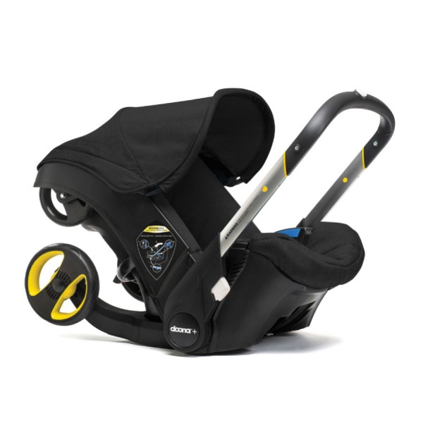 Seggiolino Auto Passeggino Doona 2 in 1 Gruppo 0+ Black Night