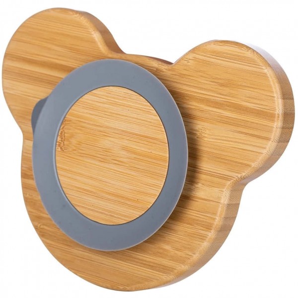 Piatto a Scomparti con Ventosa Freeon Bamboo Koala